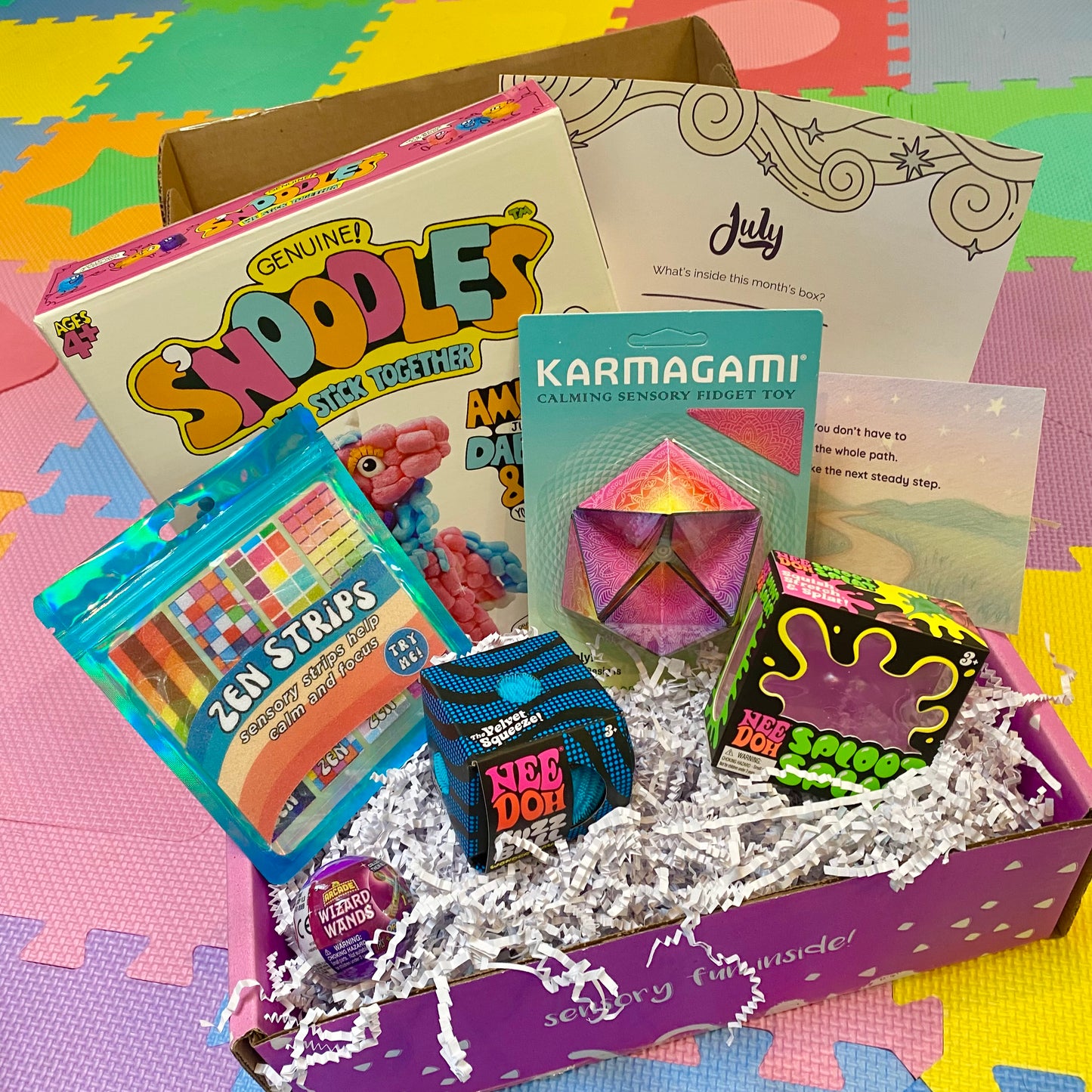 Past July Sensory TheraPLAY Box